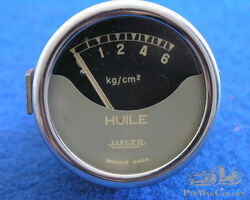 Jaeger Mechanical Oil Pressure Gauge