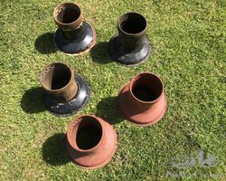 5 large long pattern Rudge Whitworth hubs 90mm Lancester Wolseley leyland etc vintage / veteran car