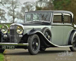 1934 Derby Bentley 3.5 Litre H.J. Mulliner Sports Saloon