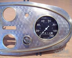 1933 PLYMOUTH 140 KPH speedometer , OIL gauge & KEY, may fit others, CYCLECAR