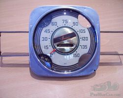 1935 PONTIAC 145 KPH speedometer & gauges.