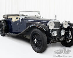 1932 ALVIS SPEED 20 SA VANDEN PLAS STYLE TOURER