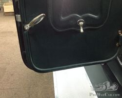 Interior door flap/pocket catchers in solid nickel only