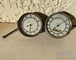 OS speedo + clock