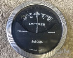 Jaeger ribbed AMPS gauge