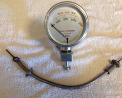 Early Elliott rev counter as used on R R Ghost Napier and other great motor cars .