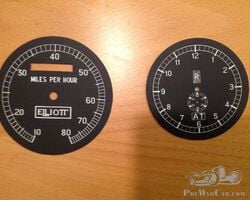 New Elliott 80mph face + New RR A T clock face