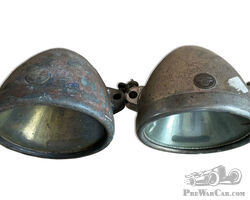 Vintage Smiths MA Car Head Lights 6,3/4 inch Rover Morris MG Singer Austin Crossley Swift VSCC