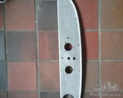 Original aluminium dashboard for a 5hp Citroen of the period 1922 to 1926