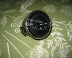 Jaeger 0-60 psi Oil Pressure Gauge Bevelled Glass