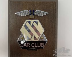 SS Car Club Car Badge C1930s