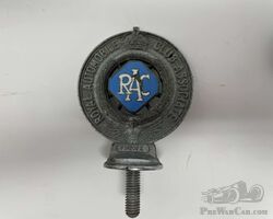 RAC Car Badge c1930s, Smokers Requisite and Belt Buckle