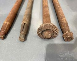 4 Half shafts with bevel gears