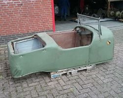 Early open tourer body which is said to have come off a 3 Litre Bentley