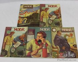 1941 Motor Magazines: 5 Issues: Great Ads