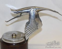 Hispano-Suiza Stork Radiator Mascot Hood Ornament by F. Bazin
