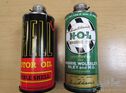 'NOL' & 'SHELL' AUXILLARY OIL CANS AND MOUNTING BRACKETS