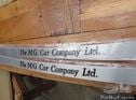 "MG CAR COMPANY LTD" UNDER DOOR THRESHOLD PLATES.