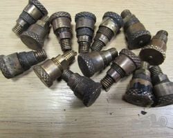 ORIGINAL (NOT repro) STAUFFER GREASERS WITH CAPS