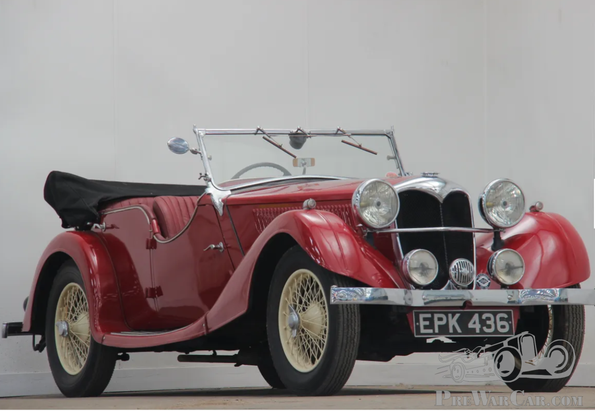 Car Riley 12/4 Lynx 1937 for sale - PreWarCar