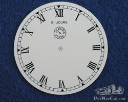 Jaeger 8 Days clock Dial