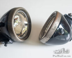 Pair C.A.V. Model ES Brass Side Lights