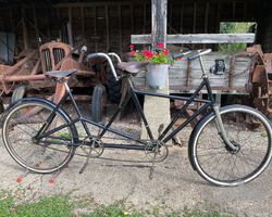 c.1910 X Frame Lady back Tandem Bicycle. (Possibly Chater Lea?)