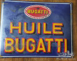 Bugatti oil sign