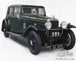 1933 ALVIS FIREFLY SA SALOON BY CROSS & ELLIS