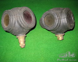 Pair of Rubbolite Divers Helmet Tail Lamps