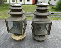 Ford Brass-side-lamp set
