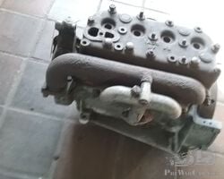 Austin Seven engine 1928-1932 with sump cover and flywheel