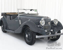 1940 ALVIS 12/70 Four Seater Tourer by Mulliner