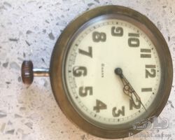 8 day car clock Swiss Made ( Serviced and not used since ) ART DECO