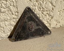 Citroen Rosalie 8 rear fender badge