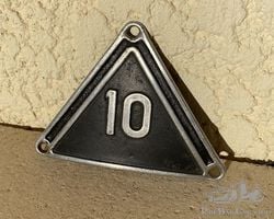 Citroen Rosalie 10 rear fender badge