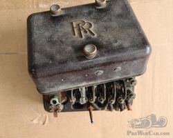 Fuse box with relay