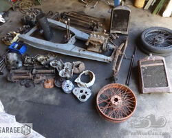 c.1923 Peugeot Quadrilette Cyclecar Kit of Parts and Spares