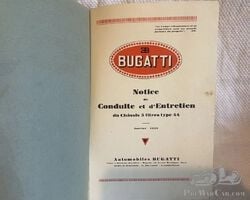 Original bugatti brochure