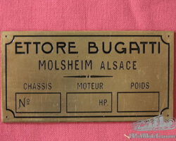 Bugatti Number Plate