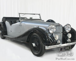 1937 ALVIS SPEED 25 SB Four Seater Tourer By Cross and Ellis