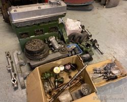 1934/5 Complete 6 cylinder MG 'N' series engine.