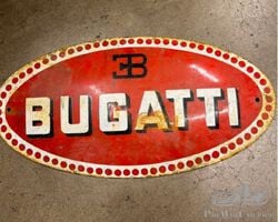 Enamel sign Bugatti