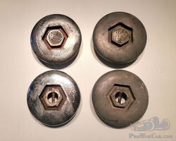Stutz Wheel Nut Caps for Knock-Off Wheels for Model M