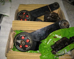 Original New Old Stock Andre Hartford Shock Absorber with Mounting Bolts