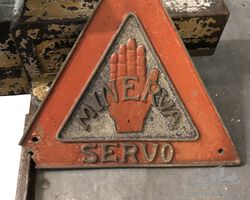 Minerva Servo coachwork plate