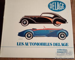 Rare book for the French make DELAGE, 340p