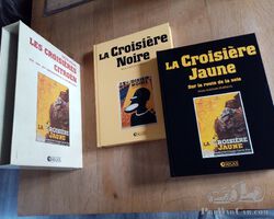Pair of books on the both Croisières Citroen