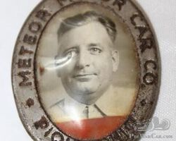 Meteor Motor Car Co of Piqua OH Employee Badge