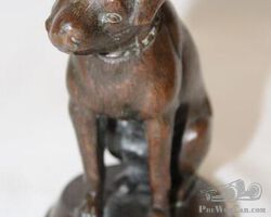 Victor RCA Nipper Dog Radiator Mascot Hood Ornament